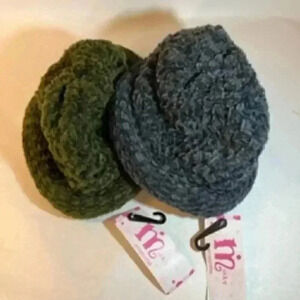 Minky Accessories beanie caps Winter‎ Knit beanie  snow Hats Set  Of 2  NWT